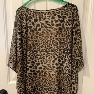Leopard print tunic